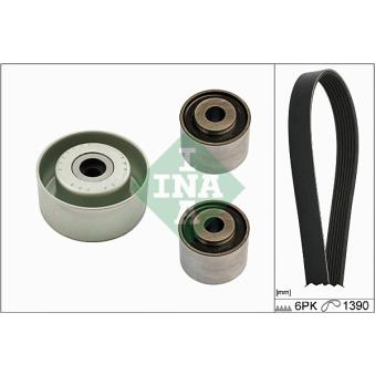 Jeu de courroies trapézoïdales à nervures INA OEM 575172