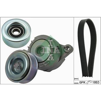 Jeu de courroies trapézoïdales à nervures INA OEM Z60115909A