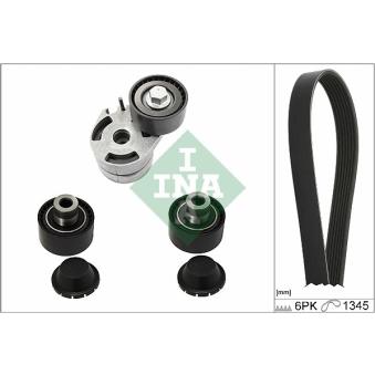 Jeu de courroies trapézoïdales à nervures INA OEM Y40115980C