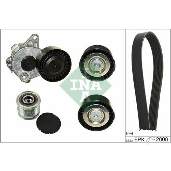 Jeu de courroies trapézoïdales à nervures INA 529 0189 10