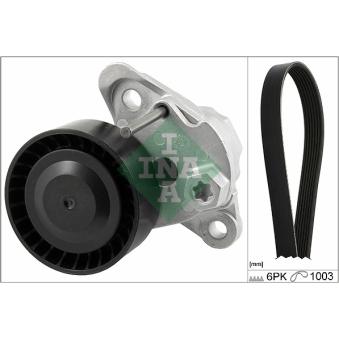 Jeu de courroies trapézoïdales à nervures INA OEM 04e145933ag Jeu de courroies trapézoïdales à nervures INA OEM 04e145933ag