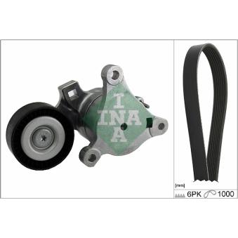 Jeu de courroies trapézoïdales à nervures INA OEM 5750XG