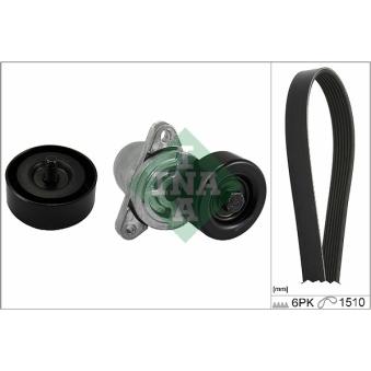 Jeu de courroies trapézoïdales à nervures INA [529 0215 10]