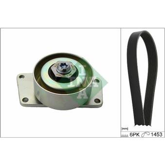 Jeu de courroies trapézoïdales à nervures INA OEM 5750z1