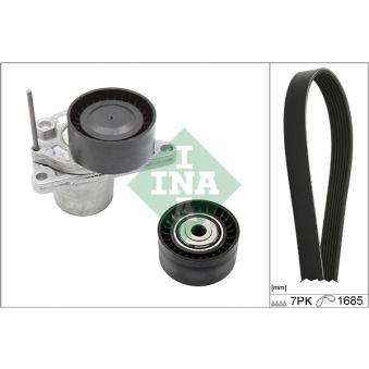 Jeu de courroies trapézoïdales à nervures INA OEM 93165542 Jeu de courroies trapézoïdales à nervures INA OEM 93165542