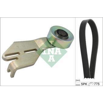 Jeu de courroies trapézoïdales à nervures INA OEM 5750WA