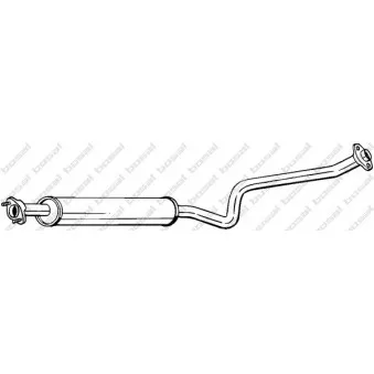 Silencieux central BOSAL 284-095