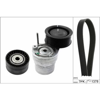 Jeu de courroies trapézoïdales à nervures INA [529 0313 10]