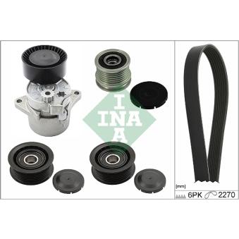 Jeu de courroies trapézoïdales à nervures INA OEM A0111540902