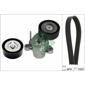 Jeu de courroies trapézoïdales à nervures INA OEM cm5q6a228bb