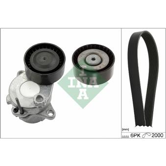 Jeu de courroies trapézoïdales à nervures INA OEM A0119975392 Jeu de courroies trapézoïdales à nervures INA OEM A0119975392