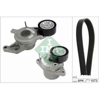 Jeu de courroies trapézoïdales à nervures INA OEM SU001A4954