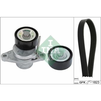 Jeu de courroies trapézoïdales à nervures INA OEM 119233042R Jeu de courroies trapézoïdales à nervures INA OEM 119233042R