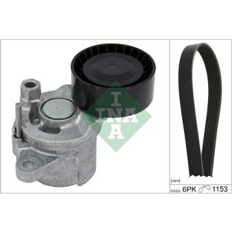 Jeu de courroies trapézoïdales à nervures INA OEM 3556427