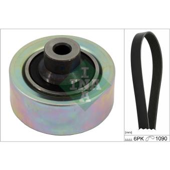 Jeu de courroies trapézoïdales à nervures INA [529 0403 10]