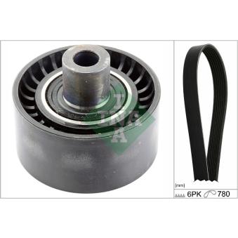 Jeu de courroies trapézoïdales à nervures INA OEM 5751E6 Jeu de courroies trapézoïdales à nervures INA OEM 5751E6