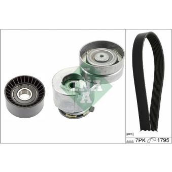 Jeu de courroies trapézoïdales à nervures INA OEM 1192700Q0E Jeu de courroies trapézoïdales à nervures INA OEM 1192700Q0E