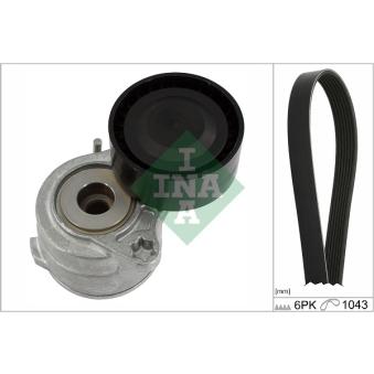 Jeu de courroies trapézoïdales à nervures INA OEM 5750W2 Jeu de courroies trapézoïdales à nervures INA OEM 5750W2