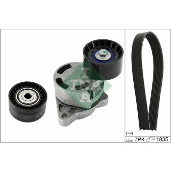 Jeu de courroies trapézoïdales à nervures INA OEM 4431739 Jeu de courroies trapézoïdales à nervures INA OEM 4431739