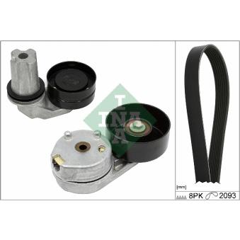 Jeu de courroies trapézoïdales à nervures INA OEM 4h2q6a228bb Jeu de courroies trapézoïdales à nervures INA OEM 4h2q6a228bb