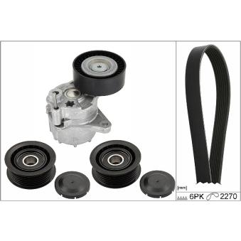 Jeu de courroies trapézoïdales à nervures INA OEM 6112000570