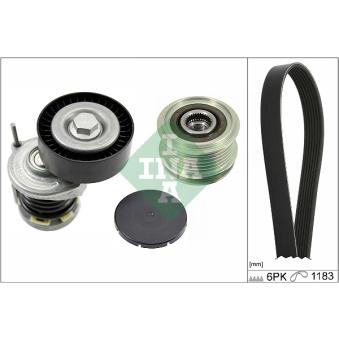 Jeu de courroies trapézoïdales à nervures INA OEM 038903315AG Jeu de courroies trapézoïdales à nervures INA OEM 038903315AG