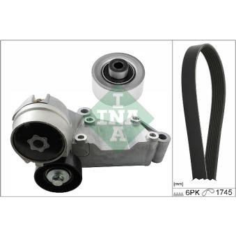 Jeu de courroies trapézoïdales à nervures INA OEM 2t1q19a216aa Jeu de courroies trapézoïdales à nervures INA OEM 2t1q19a216aa