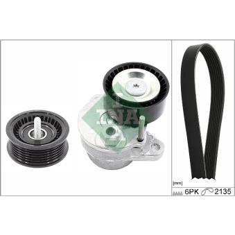 Jeu de courroies trapézoïdales à nervures INA OEM a2762020119