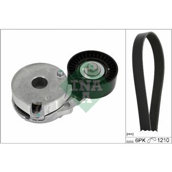 Jeu de courroies trapézoïdales à nervures INA OEM 11720EN20B