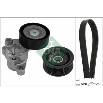 Jeu de courroies trapézoïdales à nervures INA OEM 5m5q6c344aa Jeu de courroies trapézoïdales à nervures INA OEM 5m5q6c344aa