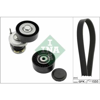 Jeu de courroies trapézoïdales à nervures INA OEM 038903315AG Jeu de courroies trapézoïdales à nervures INA OEM 038903315AG