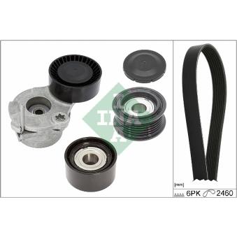 Jeu de courroies trapézoïdales à nervures INA OEM 059903341Q