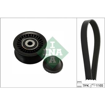 Jeu de courroies trapézoïdales à nervures INA 529 0564 10