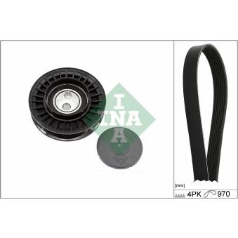 Jeu de courroies trapézoïdales à nervures INA OEM 7785212