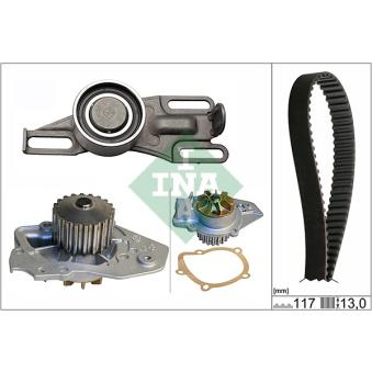 Pompe à eau + kit de courroie de distribution INA OEM 081629