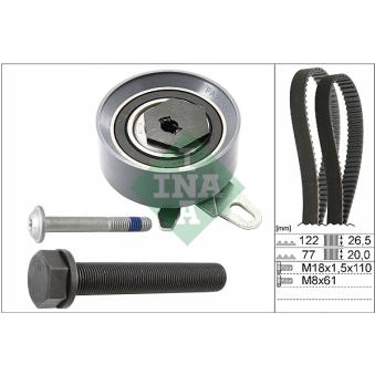 Kit de distribution INA OEM 074109243R