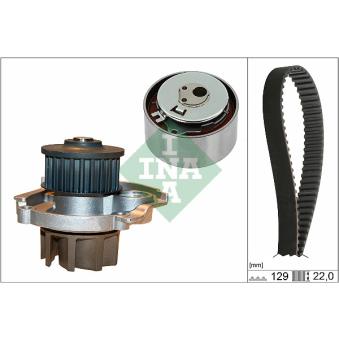 Pompe à eau + kit de courroie de distribution INA OEM 9S518501A2A Pompe à eau + kit de courroie de distribution INA OEM 9S518501A2A