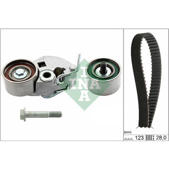 Kit de distribution INA 530 0542 10 pour KIA CEED 2.0 CRDi - 140cv