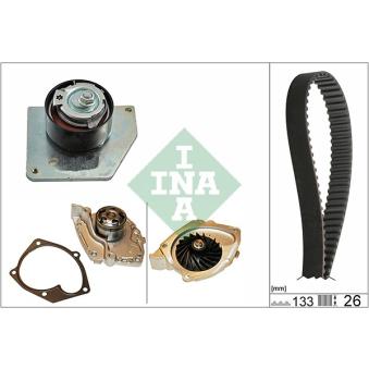 Pompe à eau + kit de courroie de distribution INA OEM 8200767775 Pompe à eau + kit de courroie de distribution INA OEM 8200767775