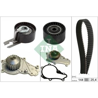Pompe à eau + kit de courroie de distribution INA OEM Y40115010A