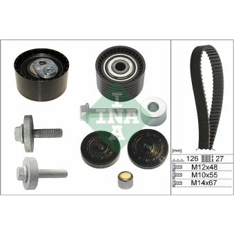 Kit de distribution INA OEM 1680600q2e Kit de distribution INA OEM 1680600q2e