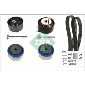 Kit de distribution INA OEM LR016656