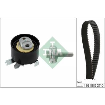 Kit de distribution INA 530 0843 10 pour RENAULT KANGOO 1.5 dCi 95 - 95cv