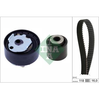 Kit de distribution INA 530 0852 10 pour VOLVO S60 1.2 THP 110 - 110cv