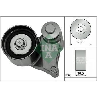 Poulie-tendeur, courroie crantée INA OEM 248403E500