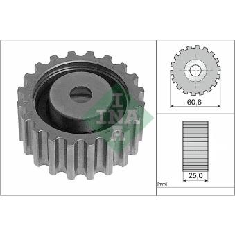 Poulie renvoi/transmission, courroie de distribution INA OEM 7700875305 Poulie renvoi/transmission, courroie de distribution INA OEM 7700875305