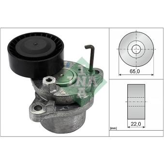 Tendeur, courroie trapézoïdale à nervures INA OEM 252812A100 Tendeur, courroie trapézoïdale à nervures INA OEM 252812A100