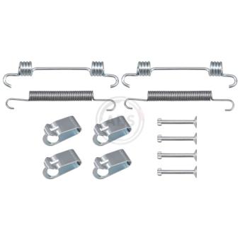 Kit d'accessoires, mâchoire de frein A.B.S. 0044Q pour KIA OPTIMA 2.0 - 170cv Kit d'accessoires, mâchoire de frein A.B.S. 0044Q pour KIA OPTIMA 2.0 - 170cv