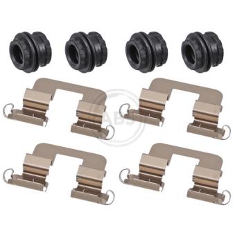 Kit d'accessoires, plaquette de frein à disque A.B.S. 0106Q pour HONDA HR-V 1.5 - 130cv