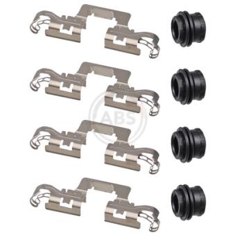 Kit d'accessoires, plaquette de frein à disque A.B.S. [0128Q]